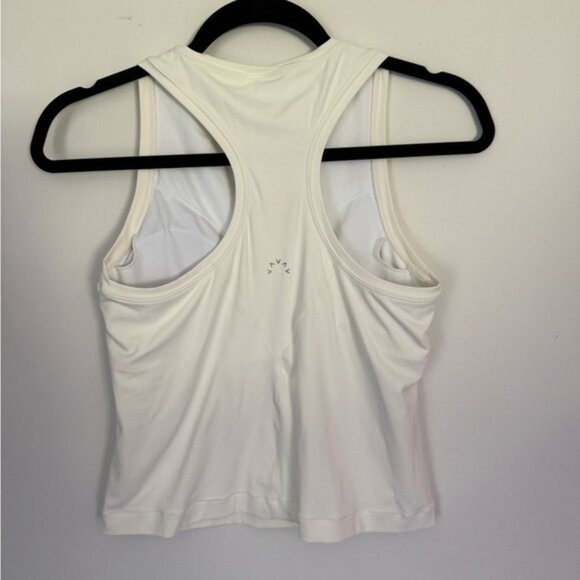 Varley Womens Maddie Tank Top Crop White Cream Athletic Athleisure Size Medium - Picture 2 of 5